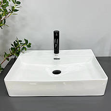 Умивальник (раковина) VBI PADUA 60 WHITE накладний підвісний, фото 4