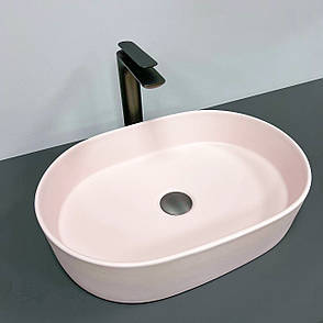 Умивальник (раковина) VBI VERONA 50 PINK MATT накладний, фото 1