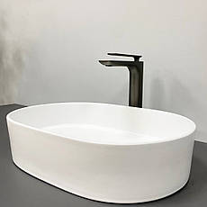 Умивальник (раковина) VBI VERONA 50 WHITE MATT накладний, фото 5