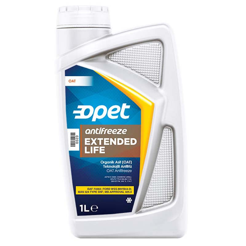 Антифриз концентрат Opet EXTENDED LIFE G12+ (помаранчевий) 1л ANTIFREEZE LONG LIFE 1L, фото 1