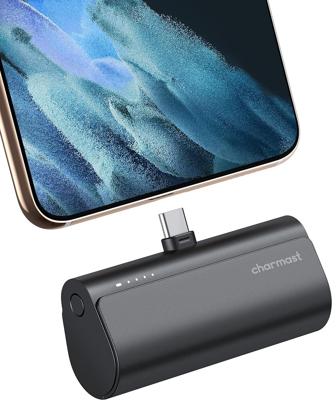 Портативний зарядний пристрій Charmast USB C Power Bank, акумулятор 5000 мАг, 20 Вт PD 18 Вт QC 3.0 Швидка зарядка