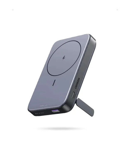 Сток без пакування Магнітна батарея UGREEN PB206 Magnetic Magsafe Powerbank 10 000mAh 20W USB-C зі складною підставкою Grey