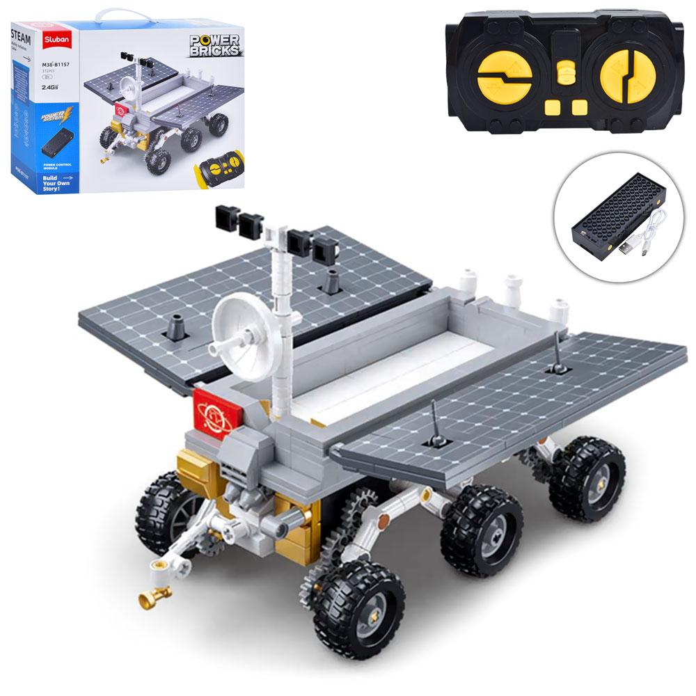 Конструктор SLUBAN M38-B1157 марсохід, 372 дет., 4WD, радіокер., акум., USB, кор., 38-29-10 см.
