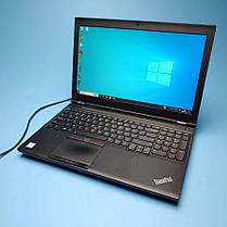 Ноутбук Б-клас Lenovo ThinkPad P50/ 15.6" 1920x1080/ i7-6700HQ/ 16GB RAM/ 512GB SSD/ Quadro M1000M 4GB, фото 2