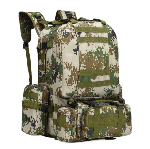 Тактичний похідний рюкзак Solve на 56 л D3-GGL-411 світлий піксель, фото 1