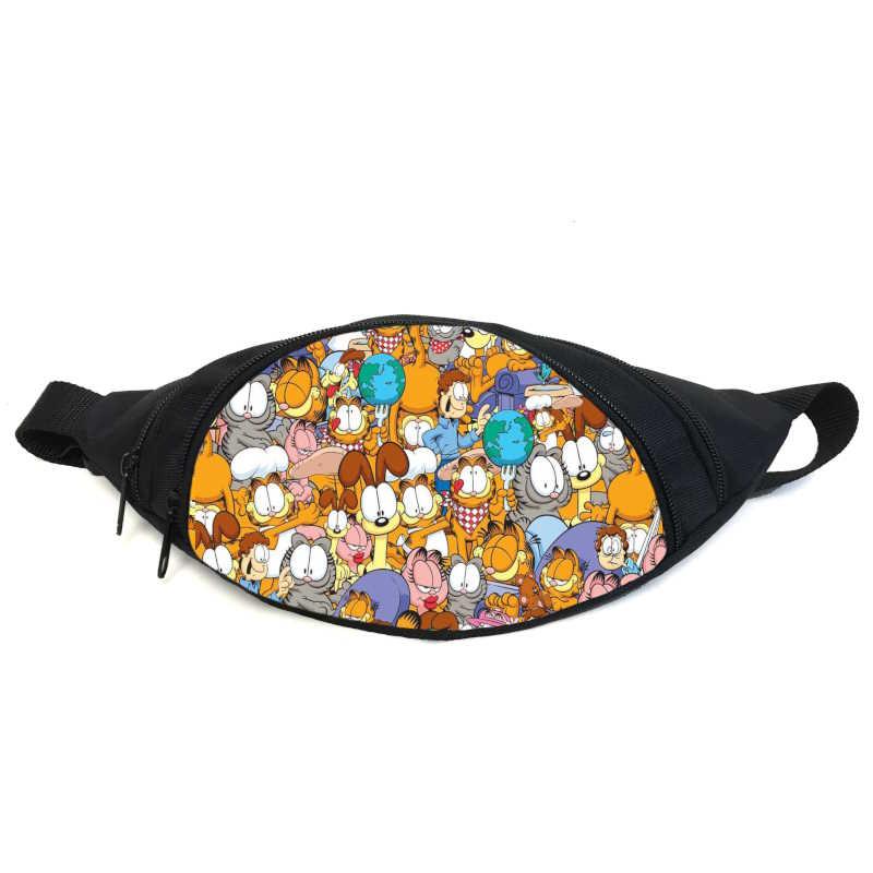 Поясна сумка бананка Гарфілд (GB Gar-06) Gear Bag чорна