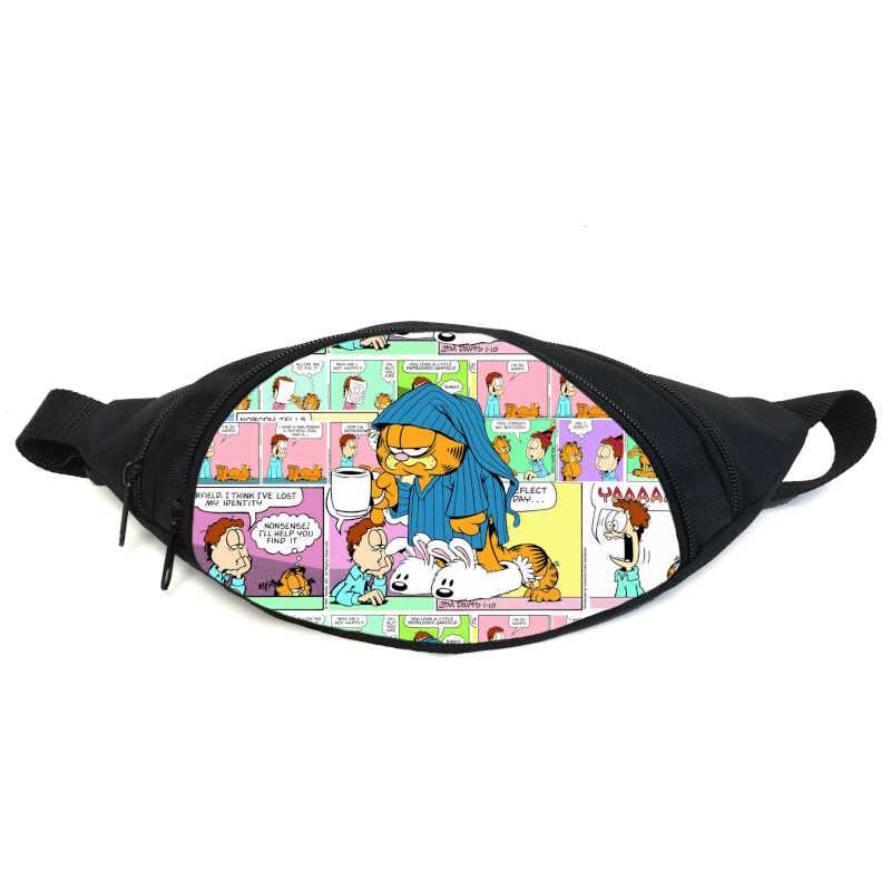 Поясна сумка бананка Гарфілд (GB Gar-08) Gear Bag чорна