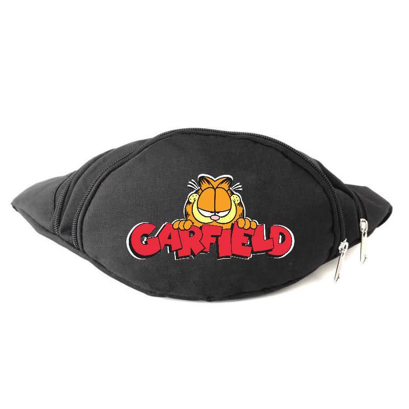 Сумка Бананка на пояс Гарфілд (Garfild-07) Cappuccino Toys чорна
