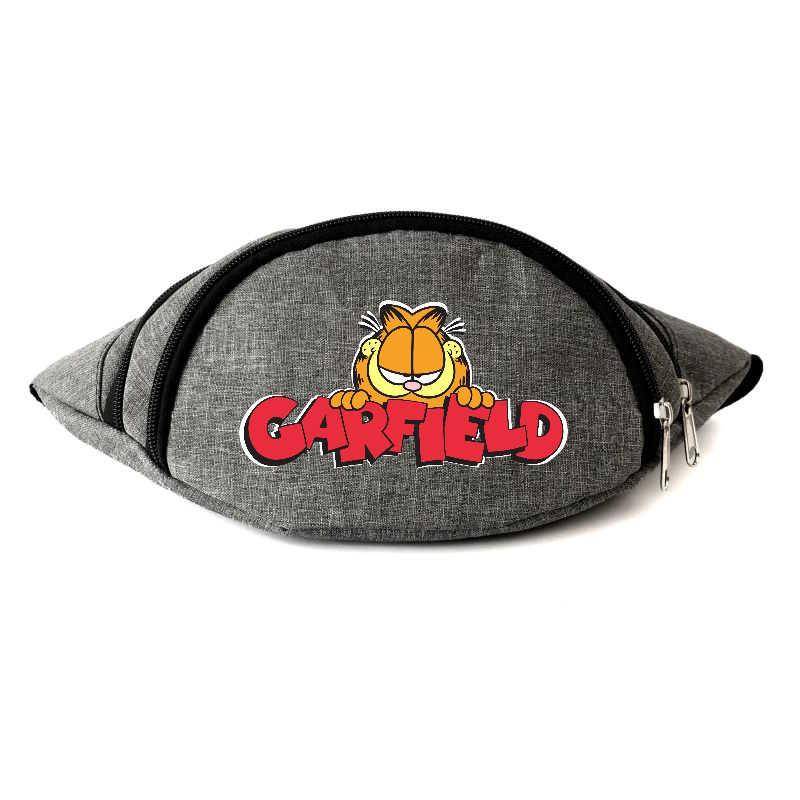 Сумка Бананка на пояс Гарфілд (Garfild-07) Cappuccino Toys сіра