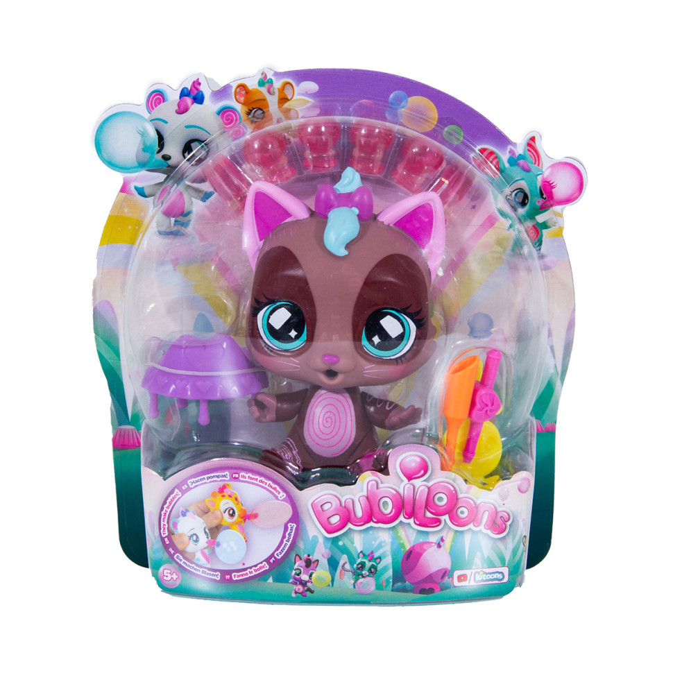 Ігровий набір Кошеня Кіра Bubiloons 85596 фігурка, аксесуари, кульки, фото 1
