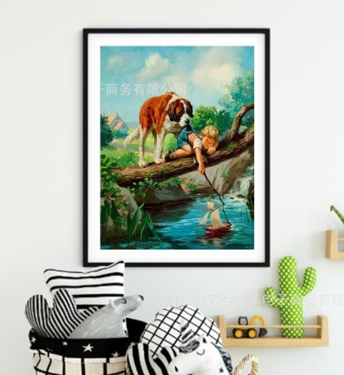 Алмазна мозаїка "Вірність", картина стразами. 40*50 см