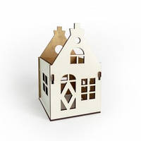 Декор для led-свічки Mazhura Будиночок MZ-718998 18х10х11 см 4834446