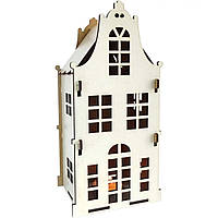 Декор для led-свічки Mazhura Старовинний будинок MZ-718997 23.5х11х9.2 см 4834447