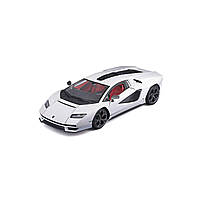 Машинка металева Lamborghini Countach LPI 800-4 Ламборгіні відкр двері 1:24 біла 9*20*4см (18-21102), фото 3