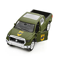 Машинка металева серії Шеврони Героїв Toyota Tundra Азов 1:40 мілітарі 5*12*4см (KM6008), фото 2