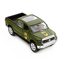 Машинка металева серії Шеврони Героїв Toyota Tundra Азов 1:40 мілітарі 5*12*4см (KM6008), фото 3