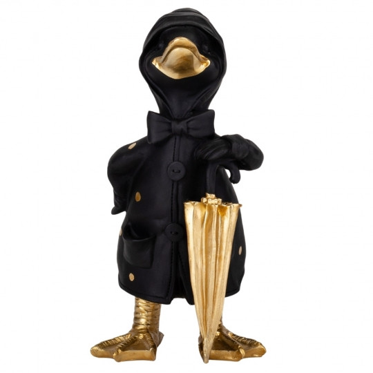 Декоративна фігурка "Black duck" 12*24см. матеріал полістоун (8941-017)