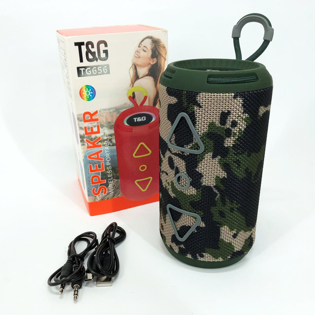 Колонка з підтримкою bluetooth TG656, Блютуз колонка з хорошим звуком, Портативна OR-730 блютус колонка