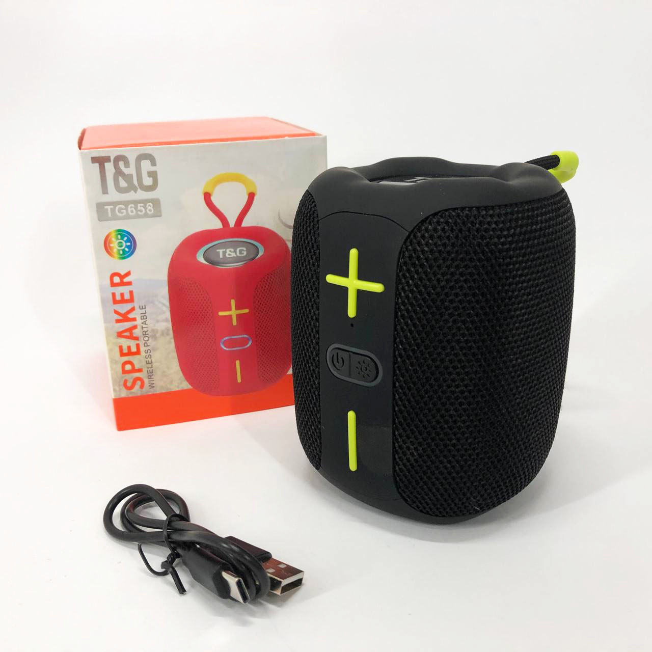 Колонка з функцією зарядки TG658, Блютуз колонка з гарною підсвіткою, Активна VH-432 блютуз колонка