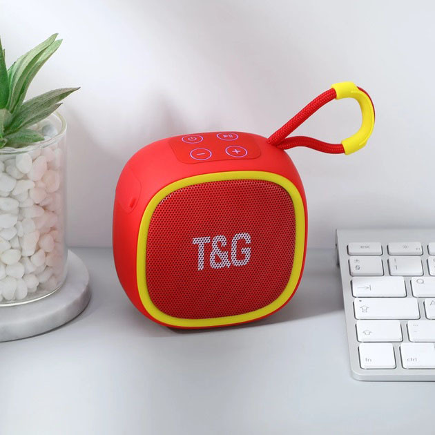 Колонка з підтримкою bluetooth TG659, Блютуз колонка з хорошим звуком, Колонка HE-539 з акумулятором