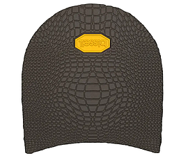 Набійки формовані BISSELL арт. RGB-61 колір коричневий (жовтий логотип)