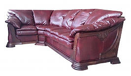 Розкладний шкіряний диван 3Н1 "greg" (Ференза). (310*207 см)