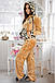 Жіноча махрова піжама-тигрова, фото 2