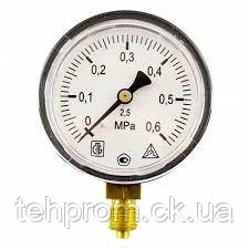 Манометр МП-63 0-0.6 МПа клас точності 4, фото 1