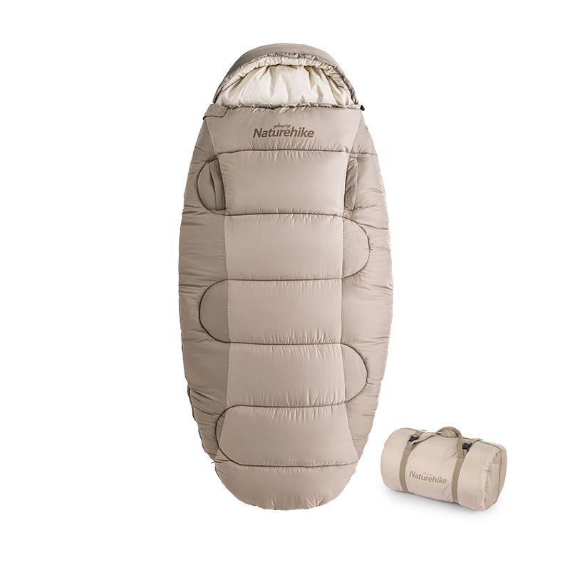 Спальний мішок Naturehike PS200 NH20MSD03 правий (Бежевий)