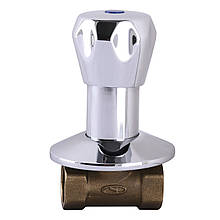 Кран кульовий під замурівку SOLOMON 1/2″ хром з декоративною чашкою S3061