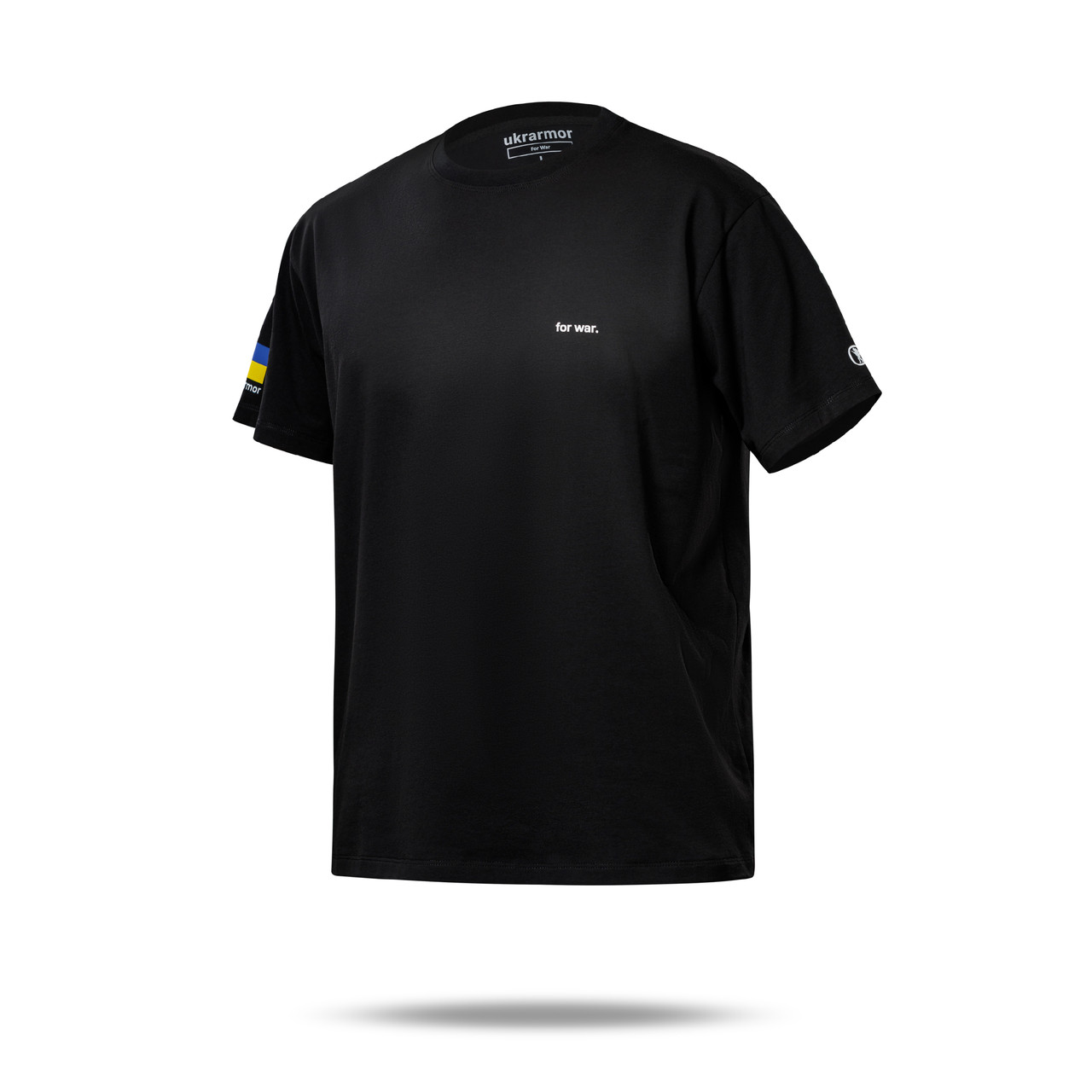 Футболка чоловіча For War. Cotton\Elastane. Чорний колір. Розмір S