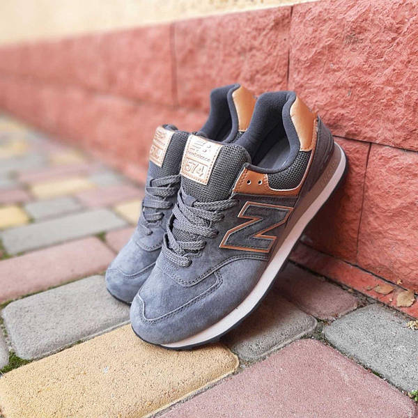 New Balance 574 Dark Grey Bronze 574 1937122128