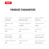 XO MKF08B Бездротовий мікрофон петличний Lightning, фото 3