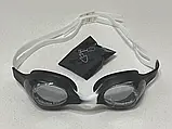 Окуляри дитячі для плавання силікон із застібкою, фото 3