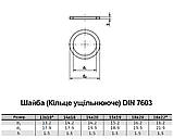 DIN7603A М14 зовнішній ⌀18мм товщина 1,5мм мідь шайба мідна [7U00000007U1418156] Metalvis, фото 2