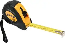Рулетка "VOREL" зі сталевою стрічкою, L=20 м W=10 м