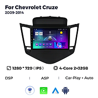 Штатная магнитола Chevrolet Cruze 2 (2009-2014) M95 (2/32 Гб), HD (1280x720) QLED, GPS