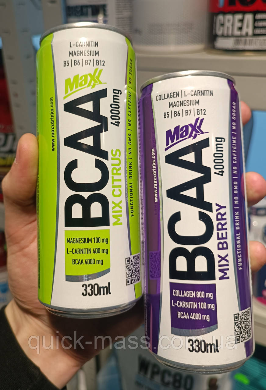 БЦАА напій без цукру Caste BCAA Vitamin Drink 330 мл (різні смаки)