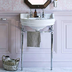 Раковина ретро з консоллю 560x470 Burlington Edwardian T24A + B6 1TH