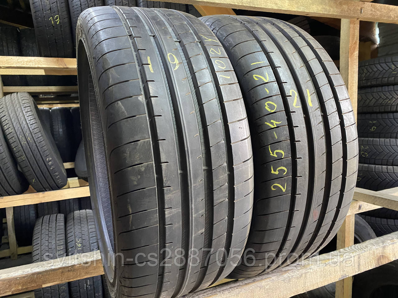 Літні шини 255/40R21 Goodyear Asymmetric3 2шт Стан нових!, фото 1