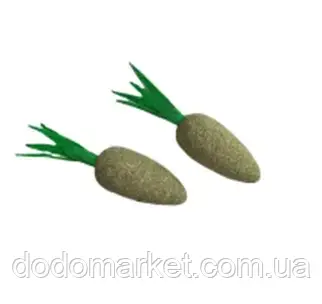 Морква із м'яти іграшка для котів, фото 1