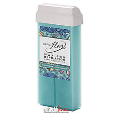 Віск плівковий для депіляції в касеті ItalWax Flex Aquamarine, 100 г