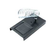 Підставка для паяльника 120х70, тримач метал. пружина L 90 мм, d зверху 30 мм d знизу 20 мм