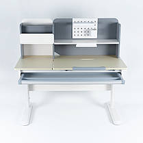 Парта FunDesk Ginepro Grey + Крісло FunDesk SST3LS Grey, фото 3