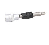 Головка для генератора M10x113мм HEX (G1135-M10), Насадка для розбирання збирання шківа на генераторах Bosch, фото 9