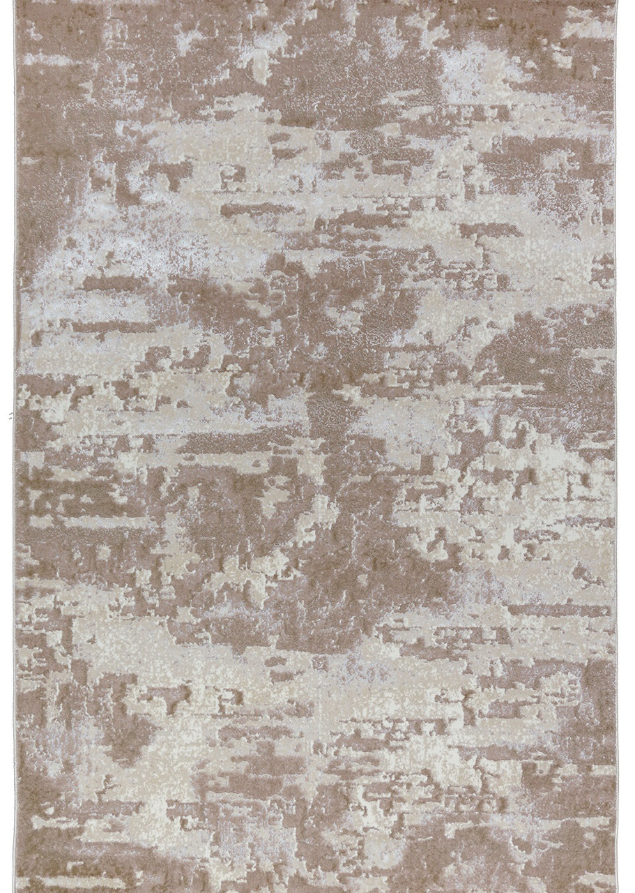 Бежева килимова доріжка хіт-сет LEVADO 03889A L.Beige/White Polyester ширина 80 см