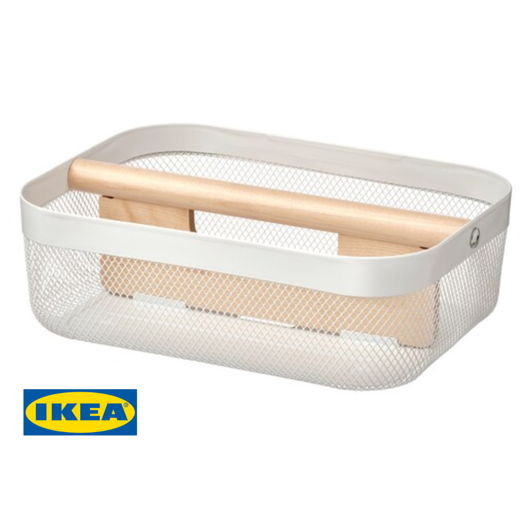 Кошик із відділеннями IKEA RISATORP 33х24х11 см 505.276.36 Білий