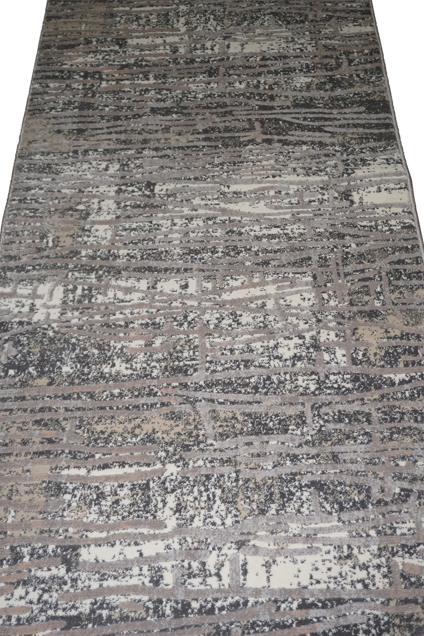 Килимова доріжка хіт-сет Levado 08111A L.Grey/Beige 80 см Рулонна килимова доріжка Синтетична доріжка, фото 1