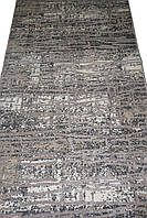 Сіра килимова доріжка хіт-сет LEVADO 08111A L.Grey/Beige ширина 80 см