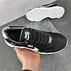 Чоловічі літні кросівки (сітка, шкіра) чорні, текстильні дихаючи для чоловіків на літо, розміри 40-45, фото 5